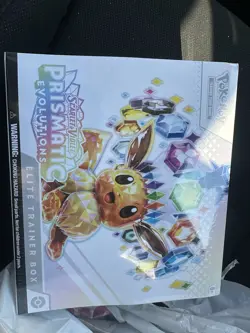 Pokemon Prismatic Evolutions ETB Elite Trainer Box Sealed, 9 Booster Packs - Image 1