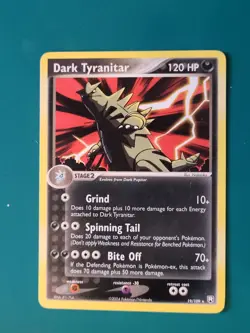 Dark Tyranitar 19/109 Non Holo from Pokemon Team Rocket Returns LP - Image 1