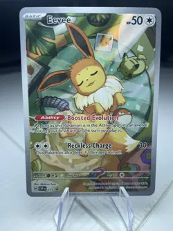 EEVEE 173 Pokemon Prismatic Evolutions ETB Black Star Promo Pokemon Card TCG - Image 1