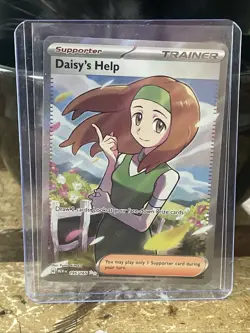 Daisy's Help 195/165 Scarlet & Violet Holo Ultra Rare Pokemon TCG NM Condition - Image 1