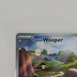 Pokemon Paldean Wooper 102/094 Phantasmal Flames Illustration Rare Holo 60 HP T… - Image 4