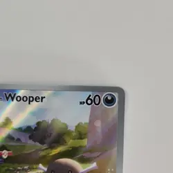 Pokemon Paldean Wooper 102/094 Phantasmal Flames Illustration Rare Holo 60 HP T… - Image 5