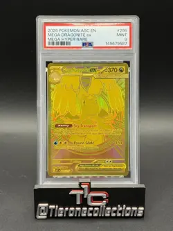 2026 POKEMON ASC EN-ASCENDED HEROES MEGA HYPER RARE #295 MEGA DRAGONITE EX PSA 9 - Image 1