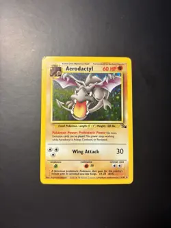 Wizards of the Coast Aerodactyl Fossil 1/62 Holo 1999 60HP Pokemon Rare - LP - Image 3