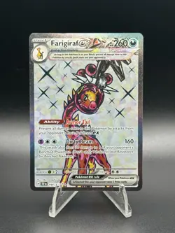 Pokemon TCG - SV05: Temporal Forces - Farigiraf ex Ultra Rare 194/162 NM - Image 1