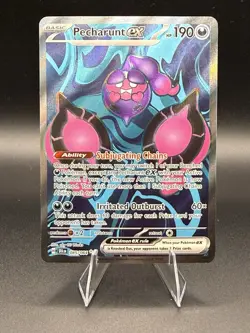 Pokemon TCG Pecharunt EX 085/064 Full Art Ultra Rare Holo Shrouded Fable - Image 1