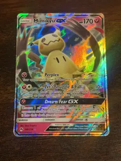 Pokemon Mimikyu GX 149/214 Sm-Lost Thunder Ultra Rare Holo 170 HP Basic (Englis… - Image 1