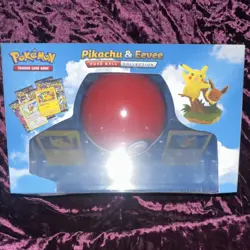 Pokemon Pikachu & Eevee Poke Ball Collection Promo Booster Box English - Image 1