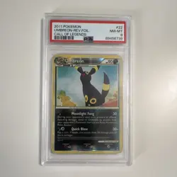 Pokemon Umbreon 22/95 Call of Legends Reverse Holo Rare PSA 8 2011 - Image 1