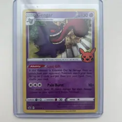 Pokemon TCG Gengar ☆ Rare Holo 57/198 Trick Or Treat Halloween 2022 - Image 1