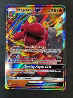 Magcargo GX 44/214 Sm-Lost Thunder Holo Sun & Moon Pokemon - Image 1