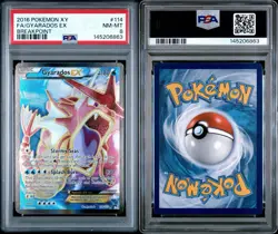 Pokemon TCG 2016 XY Breakpoint Full Art Gyarados ex #114 PSA 8 Near Mint-Mint - Image 3