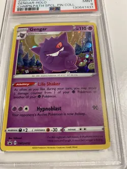 Gengar SWSH052 PSA 9 Promo Champions Path Pokemon - Image 3