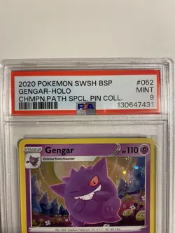Gengar SWSH052 PSA 9 Promo Champions Path Pokemon - Image 5