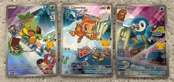 Pokemon First Partner Collection- Sinnoh Starters (Turtwig, Piplup, Chimchar) - Image 1