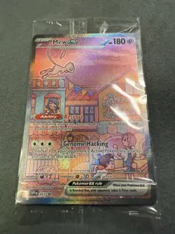Mew EX 053 BLACK STAR PROMO SEALED SV 151 UPC HOLO NM Pokemon Card - Image 1
