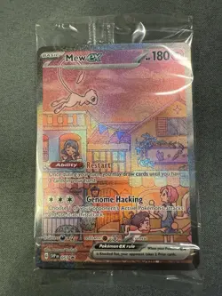 Mew EX 053 BLACK STAR PROMO SEALED SV 151 UPC HOLO NM Pokemon Card - Image 2