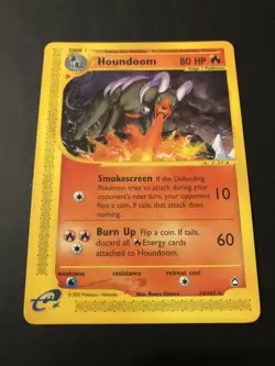 Pokemon - Houndoom - Aquapolis - No Holo - 14/147 - English - Near Mint - Image 2