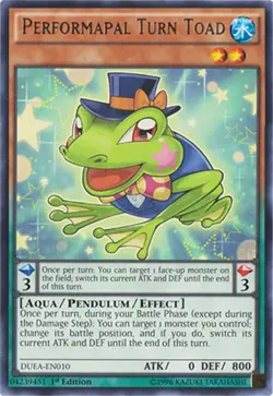 Performapal Turn Toad - DUEA-EN010 - Rare - 1st Edition - Lightly Played - Dueli - Image 1
