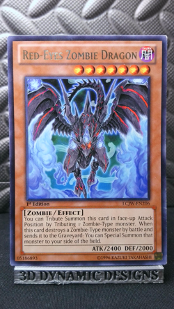 | Yugioh Red-Eyes Zombie Dragon LCJW-EN206 1st Edition Common NM 🔥 | - Image 1