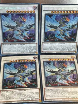 YUGIOH RED-EYES ZOMBIE DRAGON LORD MP23-EN083 1ST SECRET X4 (NM) - Image 1