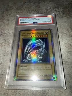 2002 YU-GI-OH! BLUE-EYES WHITE DRAGON SDK-001 PSA 3 VG - Image 1