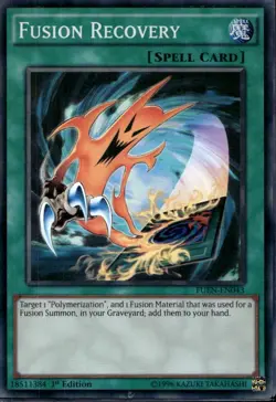 Fusion Recovery 1st Ed Super Rare FUEN-EN043 Yu-Gi-Oh! - Image 1