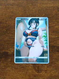 Beautiful Waifu Card - Chichi- Goddess ACG Custom DIY Fan Art Card - Image 1