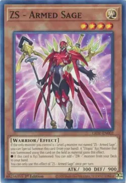 ZS - Armed Sage - LIOV-EN002 - Common - 1st Edition - Lightly Played - Lightning - Image 1