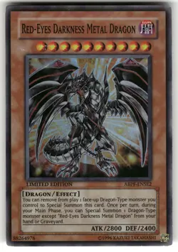 Red-Eyes Darkness Metal Dragon Super Rare ABPF-ENSE2 Absolute Powerforce LP - Image 1