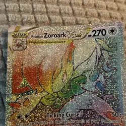 Pokemon SWSH Lost Origin 203 Full Art Hisuian Zoroark VSTAR PSA 10 Card GEM MINT - Image 2