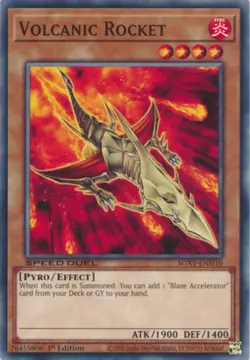 Volcanic Rocket - SGX1-ENH10 - Common - 1st Edition - Lightly Played - Speed Due - Image 1