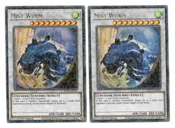 2x Mist Wurm - (HAC1-EN166 - 1st Ed - Duel Terminal Ultra Rare) - NM - Yugioh - Image 1