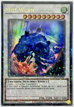 HAC1-EN166 Mist Wurm - Duel Terminal Ultra Rare 1st Edition Near Mint YuGiOh - Image 1