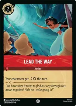 4x Lead the Way - 129/204 - Common NM-Mint Disney Lorcana: Azurite Sea Lorcana - Image 1