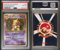 PSA 8 Machamp Alakazam Golem Masaki Vending Pokemon Card 3 Set - Image 2