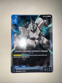 GD01-005 Unicorn Gundam (Unicorn Model) Rare Gundam Card Game TCG CCG English - Image 1