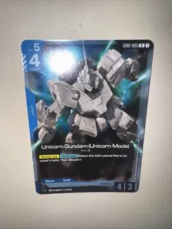 GD01-005 Unicorn Gundam (Unicorn Model) Rare Gundam Card Game TCG CCG English - Image 5