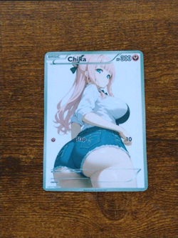 Beautiful Waifu Card - Chika - Goddess ACG Custom DIY Fan Art Card - Image 1