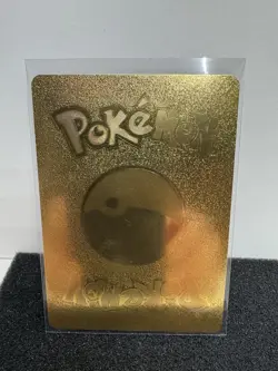 Pikachu Mega Charizard Y Rare Gold Fan Art Mint Pokemon Card - Image 2