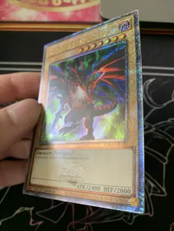 Yugioh! Red-Eyes Black Dragon (4th Art) RA04-EN109 *Quarter Century Secret Rare* - Image 3