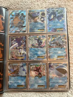 Pokemon Card Collection Binder Full Arts GX V Secret WOTC EX MID MODERN VTG V EX - Image 2