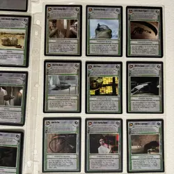 Lot Star Wars Decipher CCG Card Game GREEN 55 Cards Total - Image 4