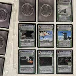 Lot Star Wars Decipher CCG Card Game GREEN 55 Cards Total - Image 5