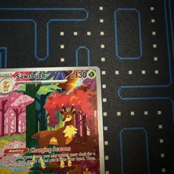 Sawsbuck 166/162 IR Temporal Forces Near Mint Pokemon Card - Image 2