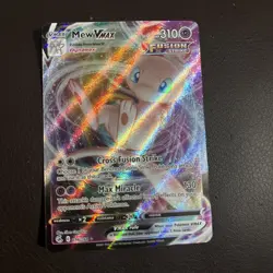 Pokemon Mew VMAX 114/264 - Fusion Strike - Holo Rare - Near Mint - Image 1