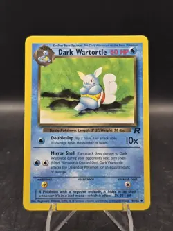Pokemon TCG Dark Wartortle 46/82 Team Rocket Regular Unlimited Uncommon NM - Image 1