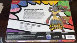 BRAND NEW Pokemon TCG Mega Lucario Premium Poster Collection Ascended Heroes - Image 2
