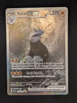 Pokemon TCG Excadrill ex 168/086 Ultra Rare Black Bolt - Image 1