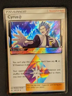 Pokemon TCG Cyrus Prism Star 120/156 Ultra Prism - Image 1